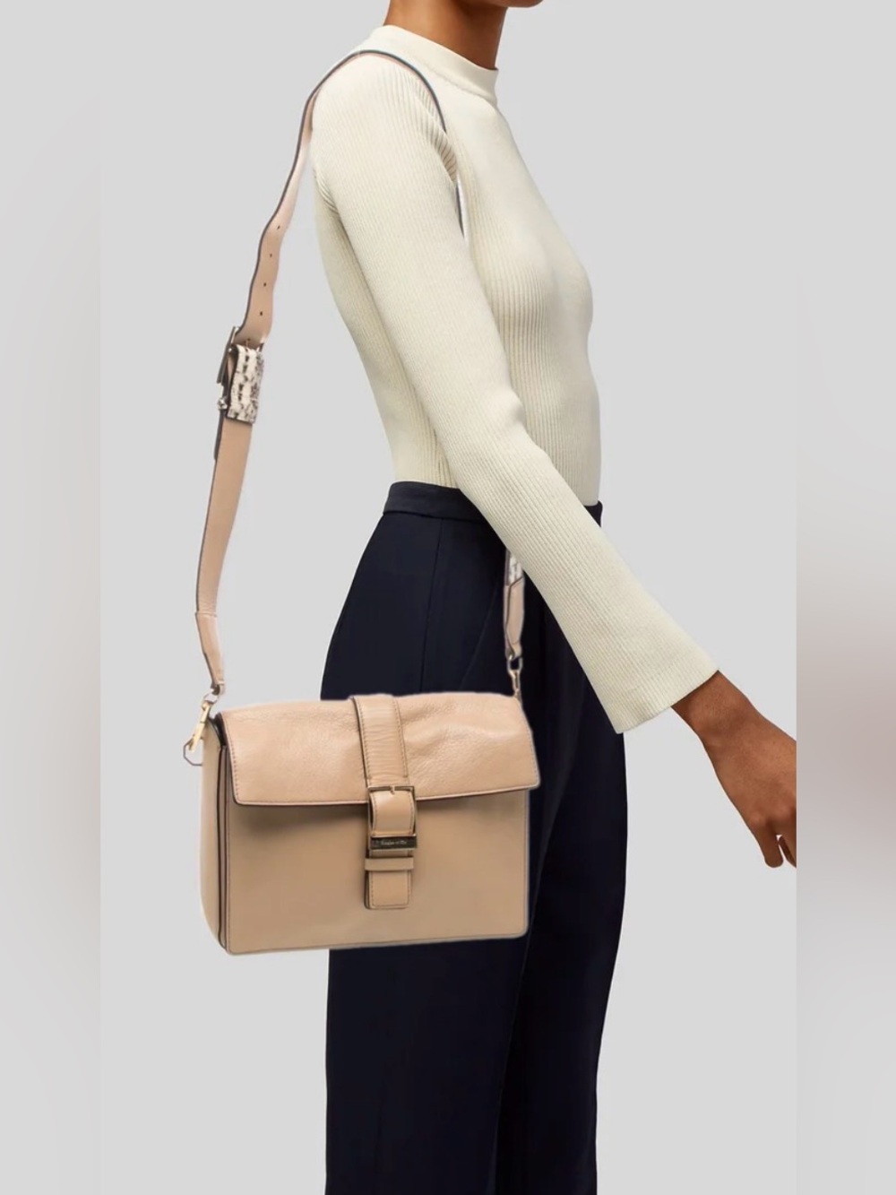 Louise et Cie Leather Top Handle Bag - Picture 2 of 16